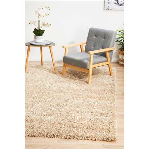 Tapete Rug Laguna Modern Shag Rug Linen 230x160cm - Peter's of Kensington