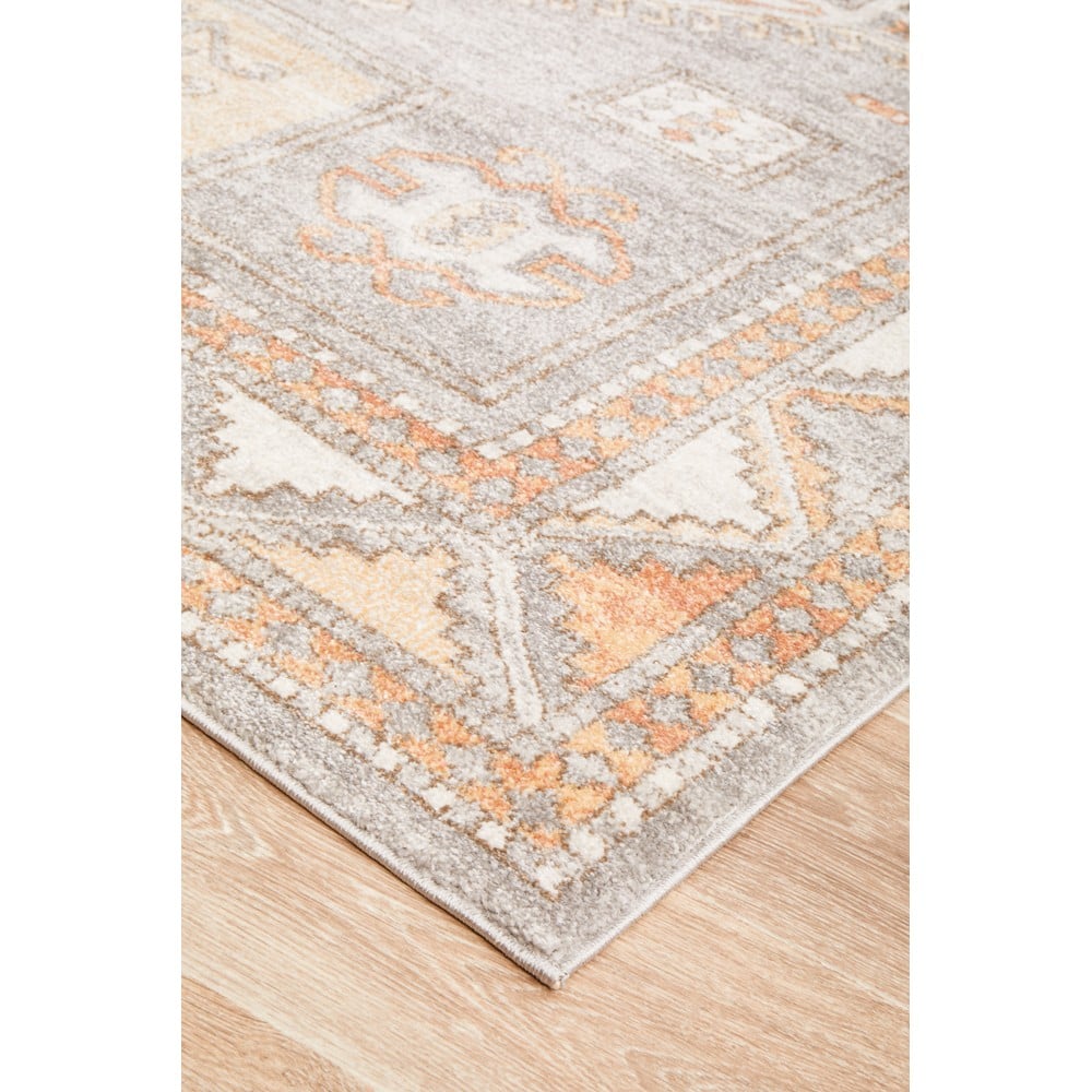 Tapete Rug Grey & Peach Aztec Rug 230x160cm Peter's of Kensington