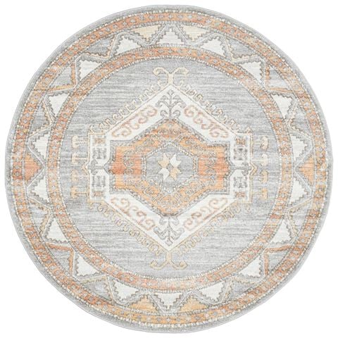 Tapete Rug Mayfair Caitlen Round Rug Grey 240x240cm - Peter's of Kensington