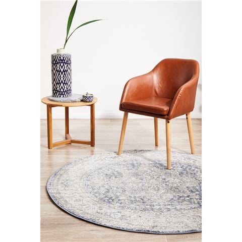 Tapete Rug Mayfair Hugo Round Rug Ocean 200x200cm - Peter's of Kensington