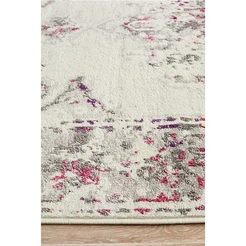Tapete Rug Metro Soft Rug Ivory & Pink 230x160cm - Peter's of Kensington
