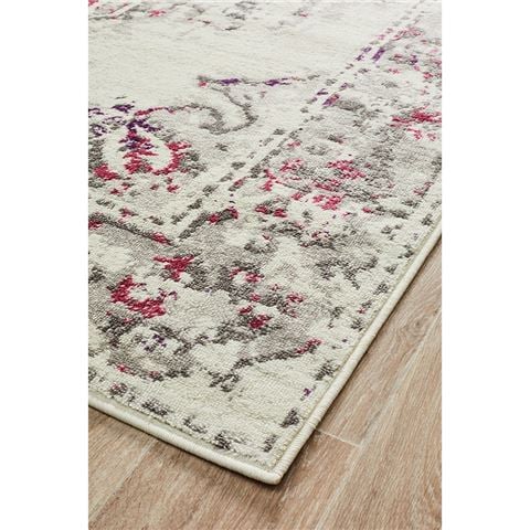 Tapete Rug Metro Soft Rug Ivory & Pink 290x200cm - Peter's of Kensington