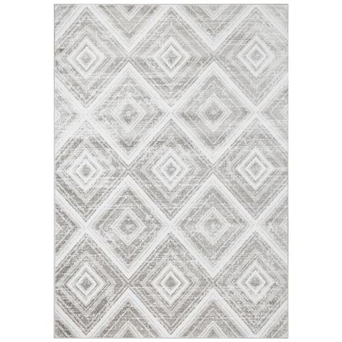 Tapete Rug Metro Vintage Rug Silver & Ivory 230x160cm - Peter's of Kensington