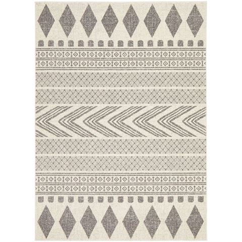 Tapete Rug Geometric Rug Grey 290x200cm - Peter's of Kensington