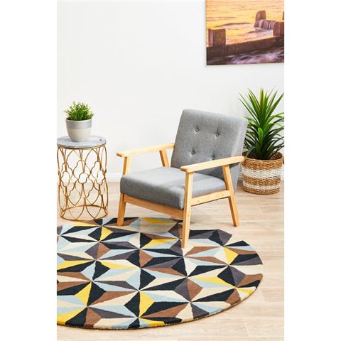 Tapete Rug Matrix Rug Blue 200x200cm - Peter's of Kensington