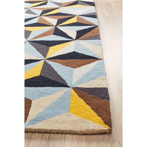 Tapete Rug - Matrix Wool Geometric Rug 225x155cm