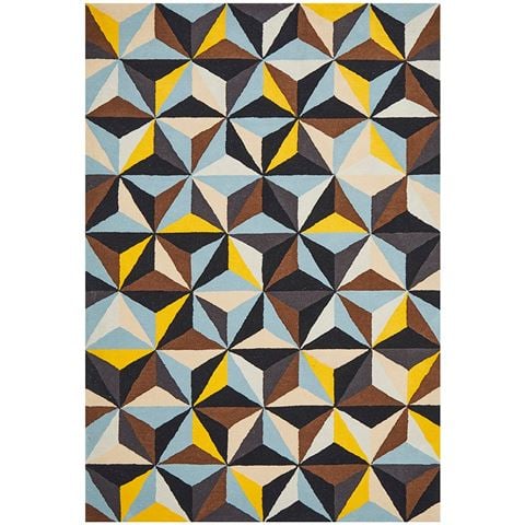 Tapete Rug - Matrix Wool Geometric Rug 225x155cm