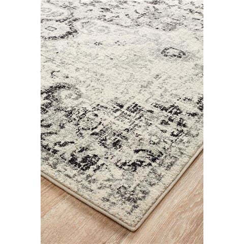 Tapete Rug Musuem Medallion Rug Grey 230x160cm - Peter's of Kensington