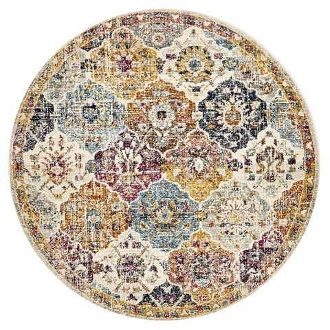 Tapete Rug Museum Moroccan Tile Round Rug 200x200cm - Peter's of Kensington