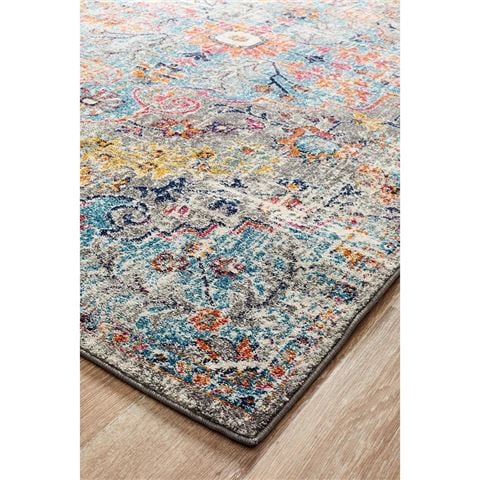 Tapete Rug Musuem Vintage Look Runner Rug Multi 400x80cm - Peter's of Kensington