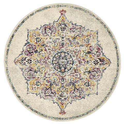 Tapete Rug Museum Round Rug Bone 200x200cm - Peter's of Kensington