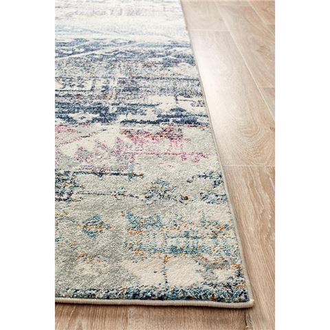 Tapete Rug Museum Vintage Runner Rug Blue 300x80cm - Peter's of Kensington