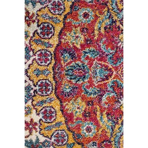 Tapete Rug Museum Kaleidoscope Round Rug Rust 240x240cm - Peter's of Kensington