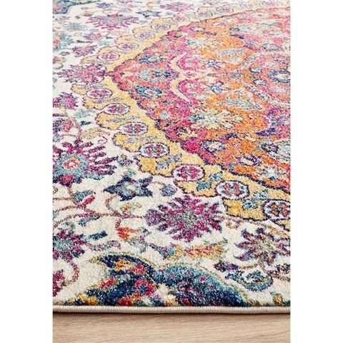 Tapete Rug Museum Kaleidoscope Runner Rug Rust 300x80cm - Peter's of Kensington