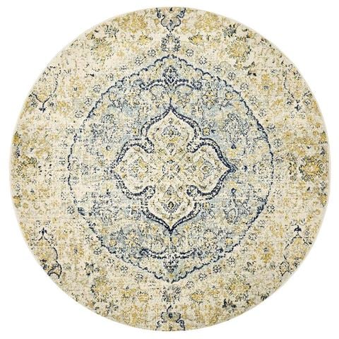 Tapete Rug Museum Kaleidoscope Round Rug Sky 200x200cm - Peter's of Kensington