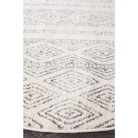 Tapete Rug Oasis Knit Round Rug Grey 200x200cm - Peter's of Kensington