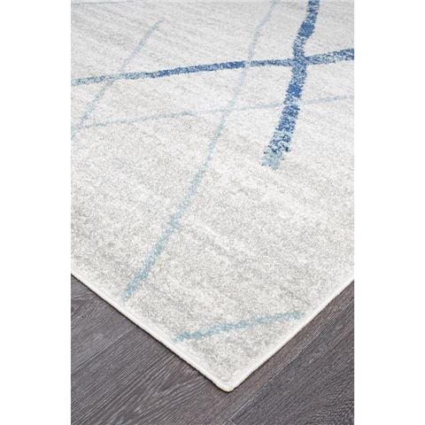 Tapete Rug - Oasis Runner Rug Blue Coastal 400x80cm