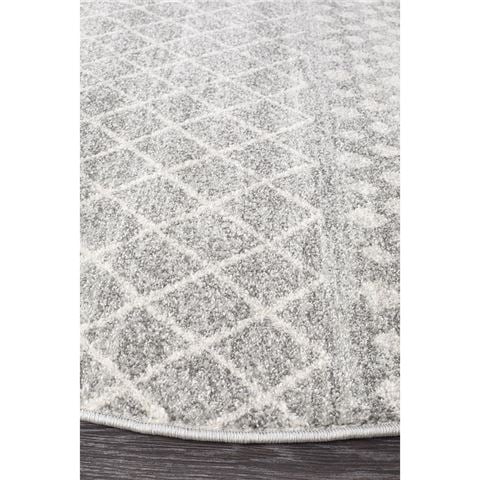 Tapete Rug Oasis Tribal Round Rug Ivory 240x240cm - Peter's of Kensington