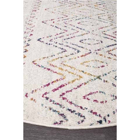 Tapete Rug Oasis Tribal Round Rug Multi Colour 240x240cm - Peter's of Kensington