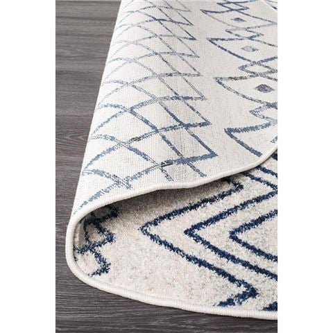 Tapete Rug Oasis Tribal Round Rug Blue 200x200cm - Peter's of Kensington