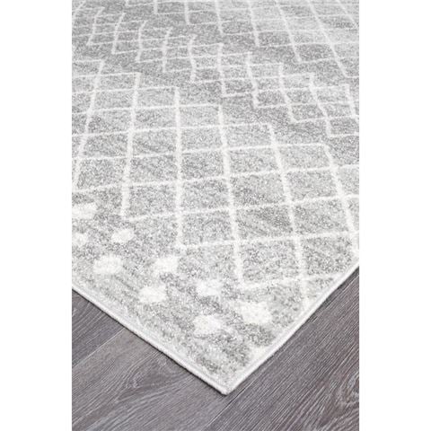 Tapete Rug Oasis Diamond Rug Grey 230x160cm - Peter's of Kensington