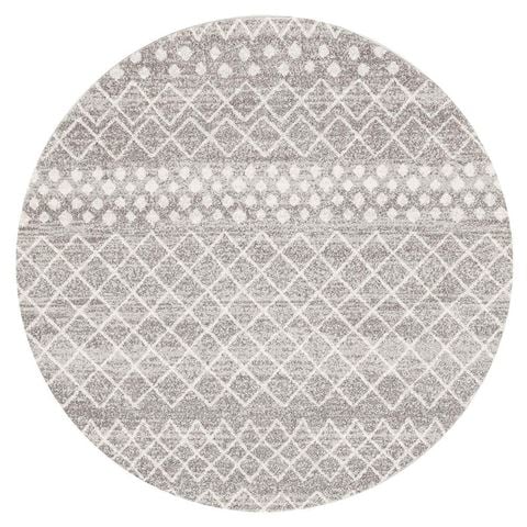 Tapete Rug Oasis Diamond Rug Grey 240x240cm - Peter's of Kensington