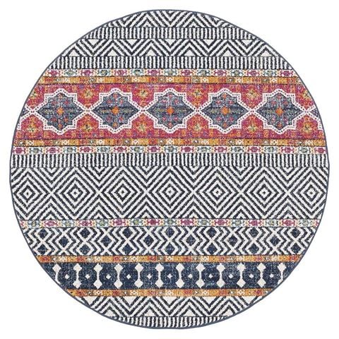 Tapete Rug Oasis Boho Round Rug Multi 240x240cm - Peter's of Kensington