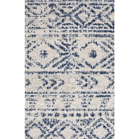 Tapete Rug Oasis Aztec Round Rug Navy 240x240cm - Peter's of Kensington
