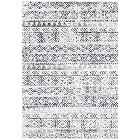 Tapete Rug Oasis Aztec Rug Navy 290x200cm - Peter's of Kensington
