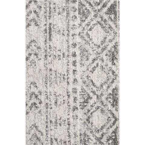 Tapete Rug Oasis Aztec Round Rug Grey 240x240cm - Peter's of Kensington