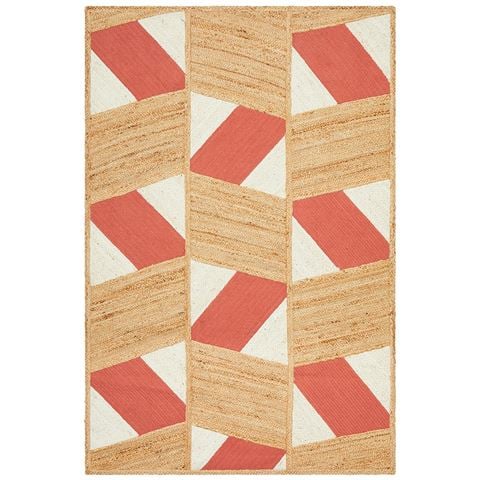 Tapete Rug Parade Jute Rug Coral 220x150cm - Peter's of Kensington