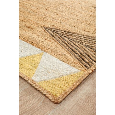 Tapete Rug Parade Jute Rug Yellow 320x230cm - Peter's of Kensington