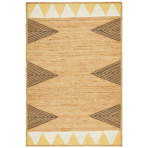 Tapete Rug Parade Jute Rug Yellow 320x230cm - Peter's of Kensington