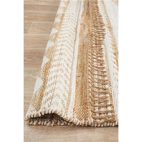 Tapete Rug - Parade Chenille Jute Rug White 220x150cm