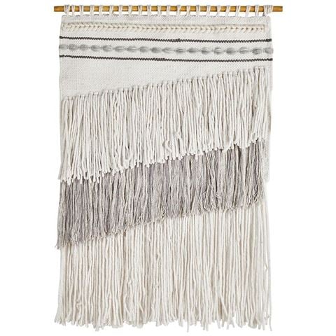 Tapete Rug - Ivory & GFrey & Wool Scandi Wall Hanging