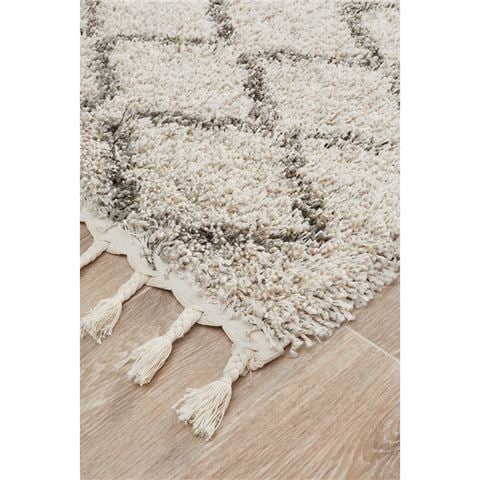 Tapete Rug Saffron Shag Runner Rug Natural 400x80cm - Peter's of Kensington