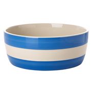 Cornishware - Pet Bowl Double Stripe Blue