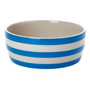 Cornishware - Pet Bowl Triple Stripe Blue