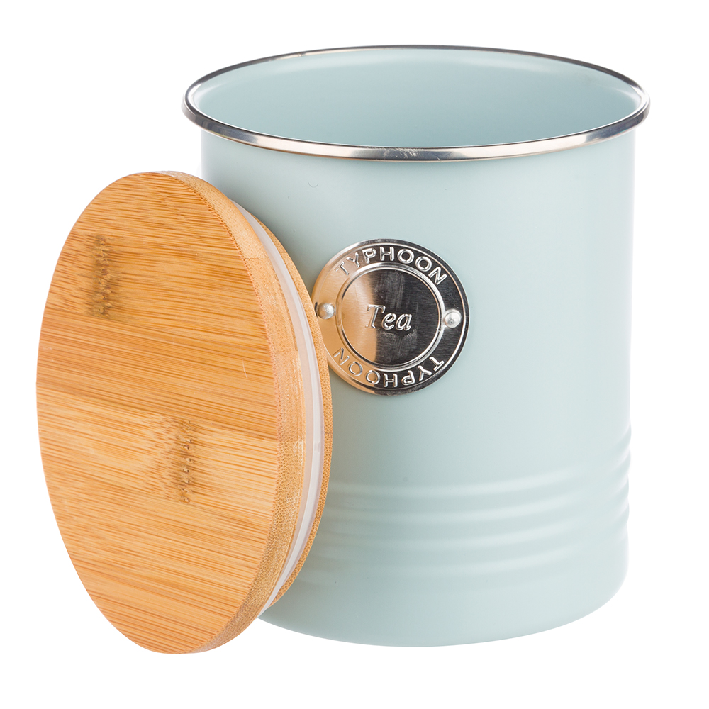 Typhoon Living Tea Canister Blue 1L Peter's of Kensington