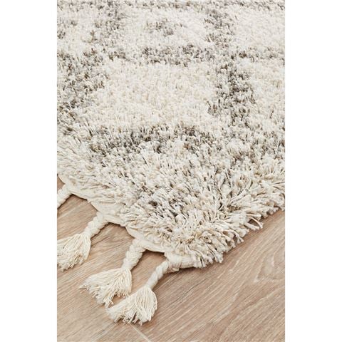 Tapete Rug Saffron Bohemian Shag Rug Natural 400x80cm - Peter's of Kensington