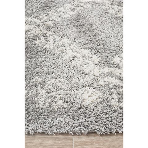 Tapete Rug Saffron Bohemian Shag Rug Silver 400x300cm - Peter's of Kensington