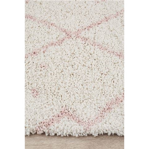 Tapete Rug Saffron Moroccan Shag Rug Pink 400x300cm - Peter's of Kensington