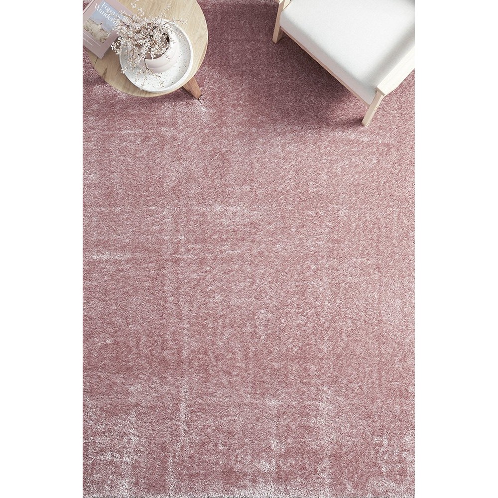 Tapete Rug Blush Solid Modern Textured Shag Rug 230x160cm Peter's