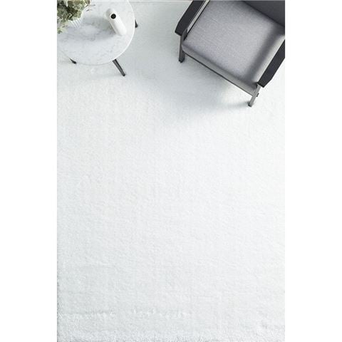 Tapete Rug Sienna Modern Shag Rug White 150x80cm - Peter's of Kensington
