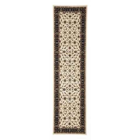 Tapete Rug Sydney Runner Rug Ivory & Black 300x80cm - Peter's of Kensington