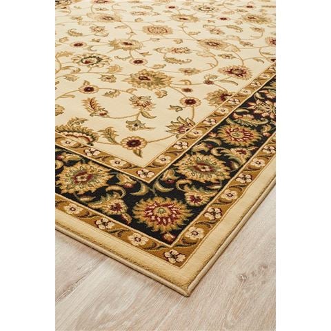 Tapete Rug Sydney Rug Ivory & Black 400x300cm - Peter's of Kensington