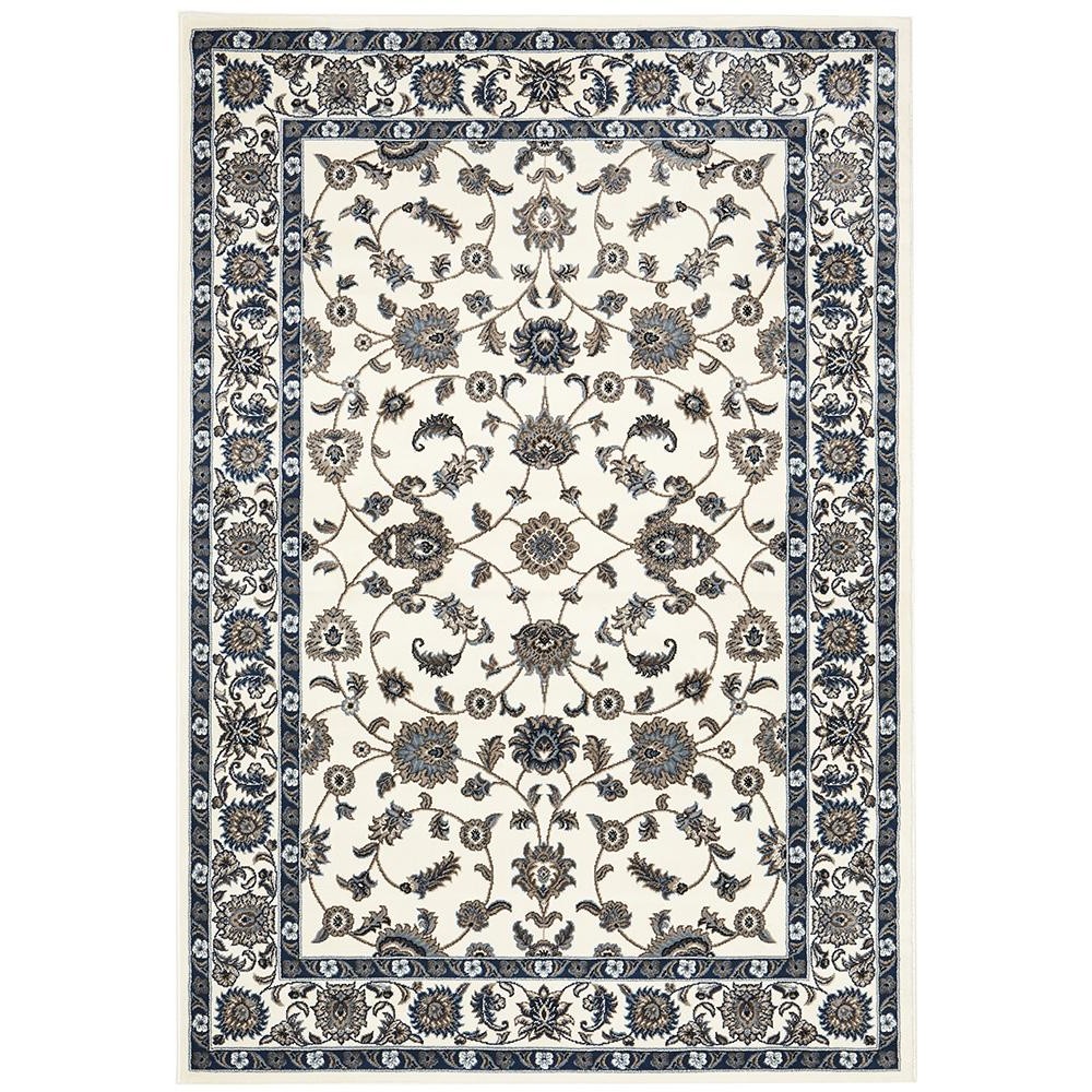 Tapete Rug White & Blue Traditional Rug 400x300cm Peter's of Kensington