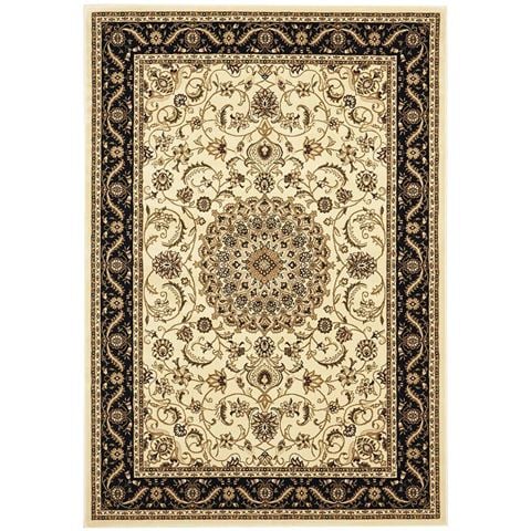 Tapete Rug - Sydney Medallion Rug Ivory & Black 400x300cm