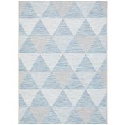 Tapete Rug - Blue & Nat Triangles In/Outdoor Rug 400x300cm