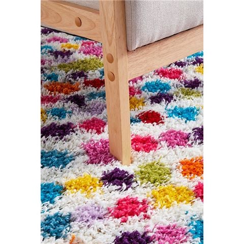 Tapete Rug Vegas Maroc Vivid Polka Dot Shag Rug 380x280cm - Peter's of Kensington